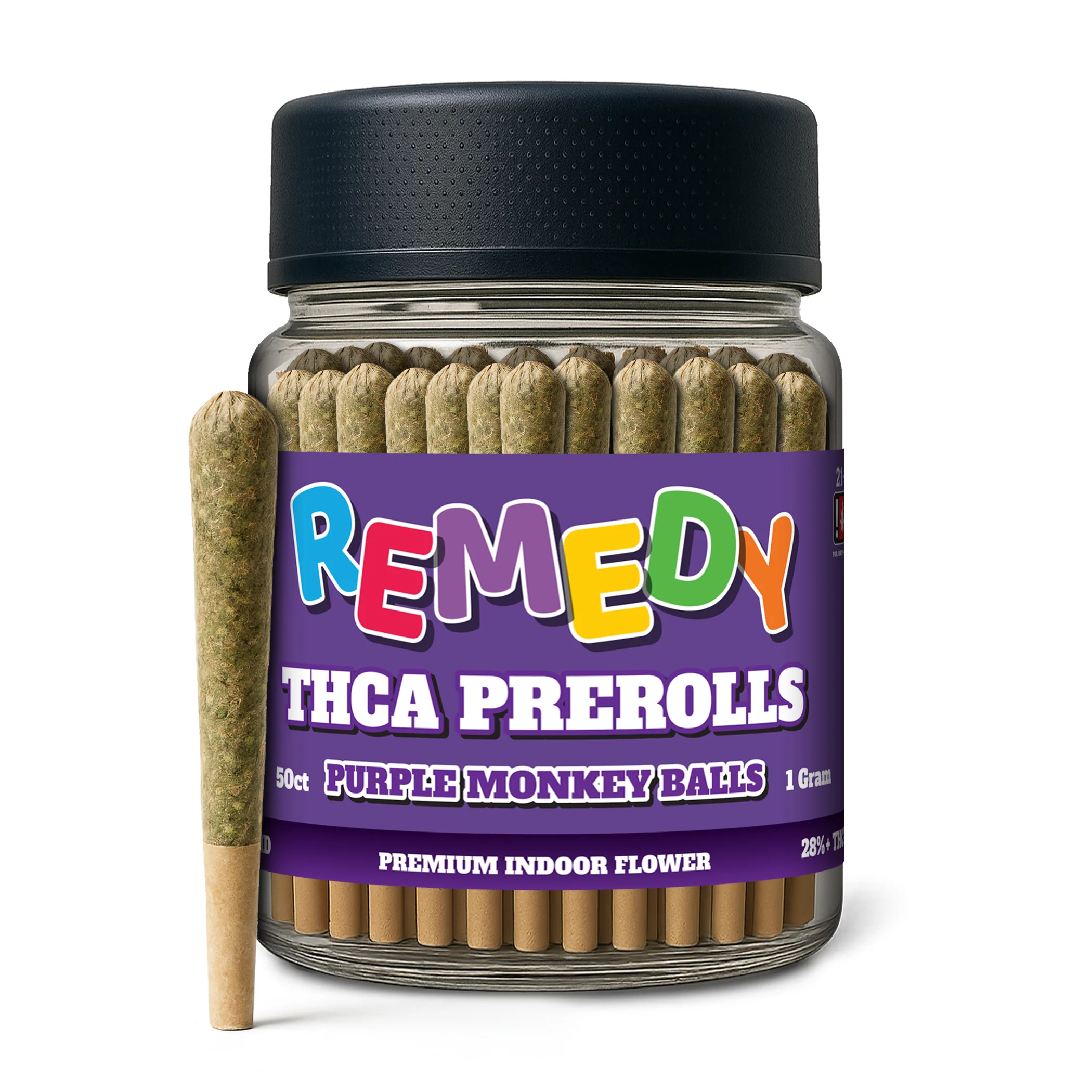 Purple Monkey Balls-THCA Pre Rolls 2x1g
