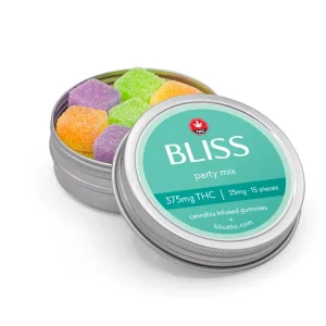 Bliss PARTY Mix 375mg THC Gummies